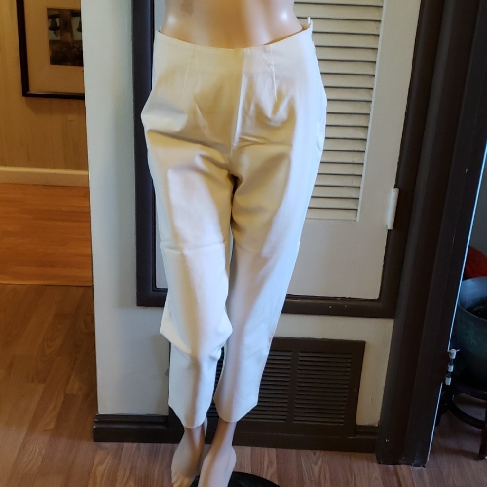 Piazza Sempione Audrey Pants in Stretch Cotton.